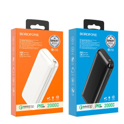 Аккумулятор внешний Borofone BJ1A 20000mAh. Цвет: чёрный,белый - фото2