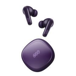 Беспроводные наушники QCY T13 X TWS Earphone(БЕЛЫЙ,ФИОЛЕТОВЫЙ) - фото