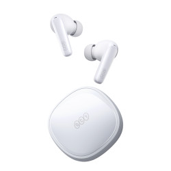 Беспроводные наушники QCY T13 X TWS Earphone(БЕЛЫЙ,ФИОЛЕТОВЫЙ) - фото2