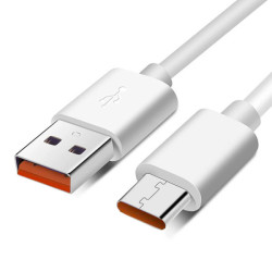 Кабель Xiaomi 6A Type-C Fast Charging Data Cable White 1м BHR4915CN - фото